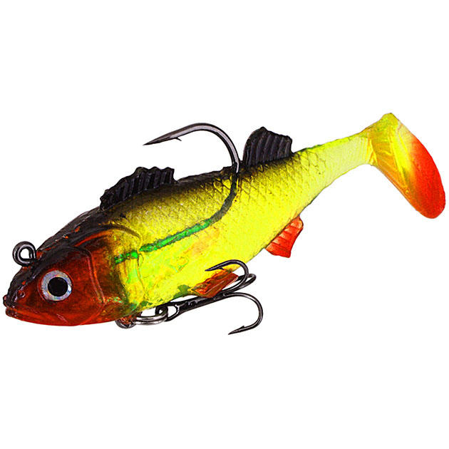 Твистер оснащённый Mikado CRYSTAL FISH WX5561  8 см./099, 20г. ( 2 шт.)